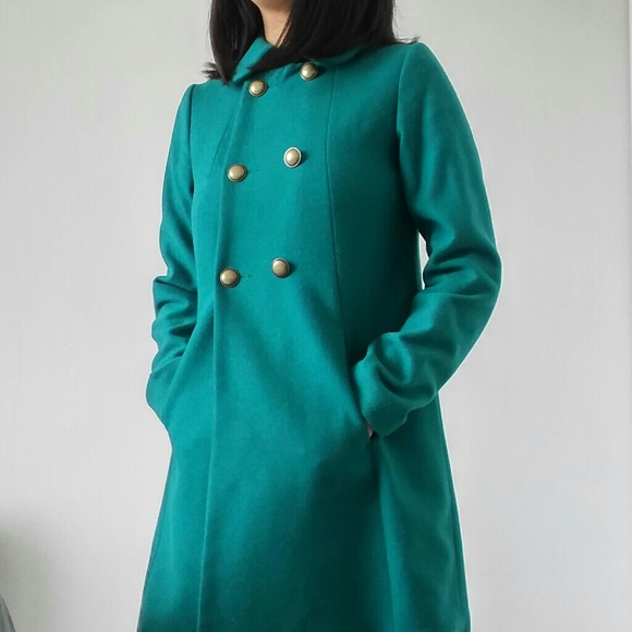 Wool-Blend Peacoat - Picture 2 of 3